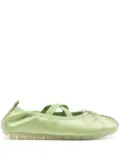 Simone Rocha embellished ballet flats - Green