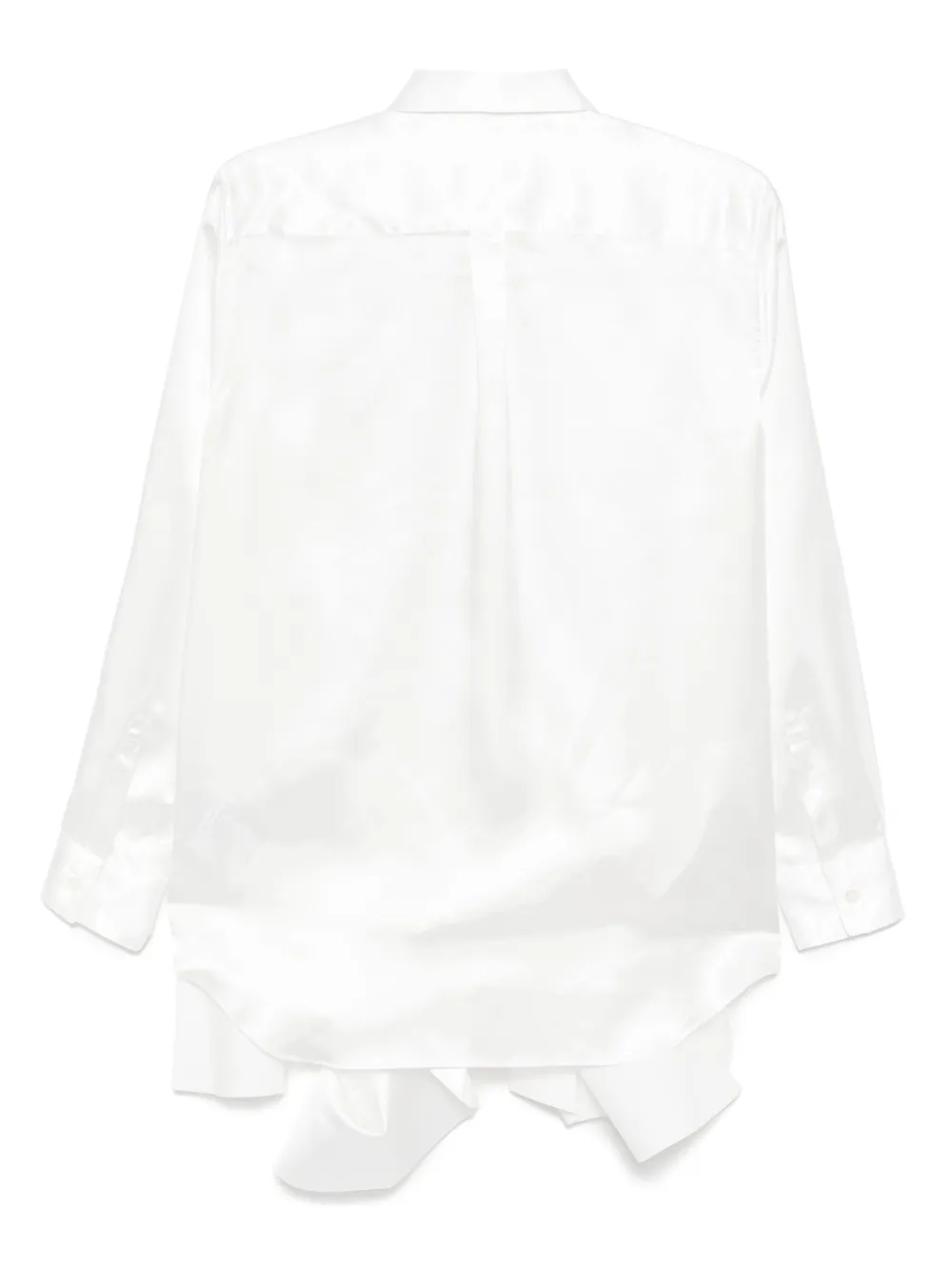 Comme Des Garçons Comme Des Garçons Blouse met lange mouwen - Wit