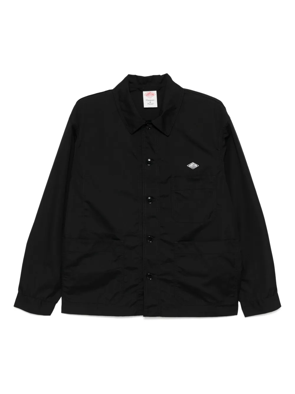 Danton logo-print jacket | Black | Image 1