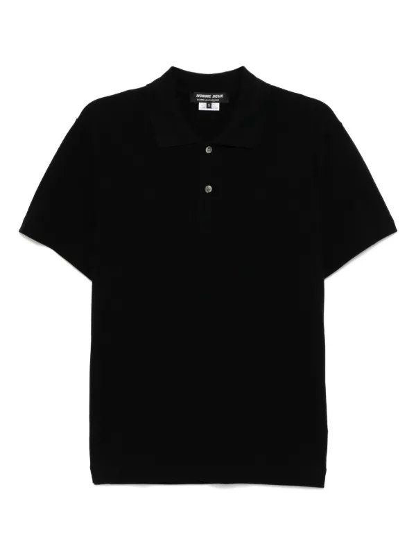 Comme Des Garçons Homme Deux ポロシャツ | ブラック | FARFETCH JP