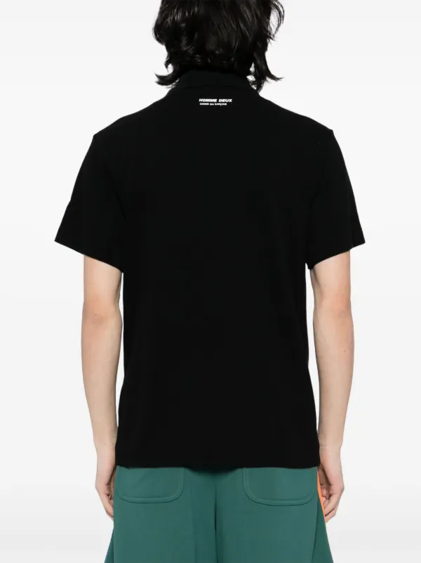 Comme Des Garçons Homme Deux ポロシャツ | ブラック | FARFETCH JP