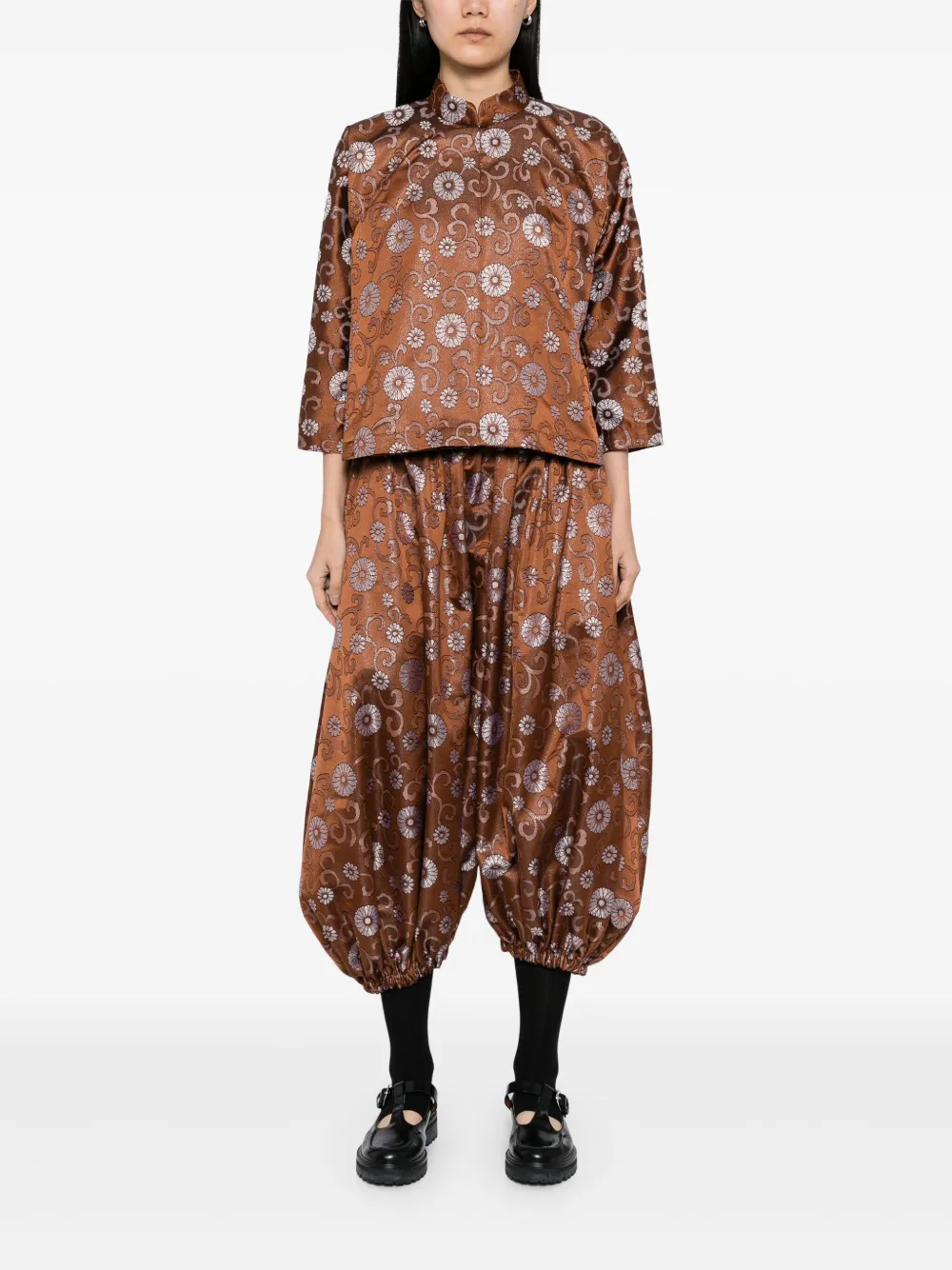 Comme Des Garçons Comme Des Garçons chamarra en jacquard | Chamarras cortas | Image 2