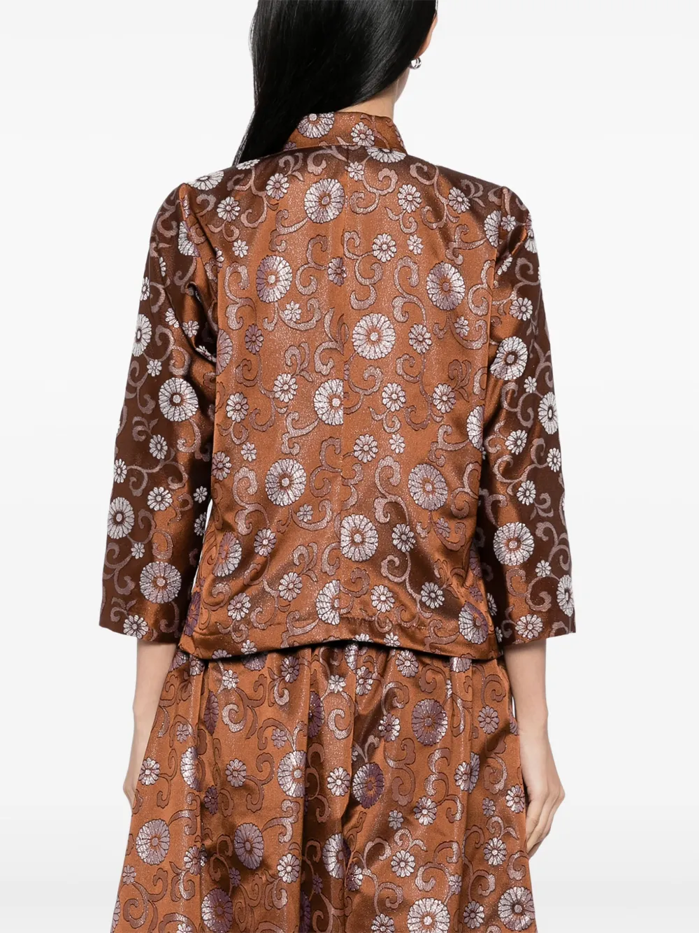Comme Des Garçons Comme Des Garçons Jack met jacquard Bruin