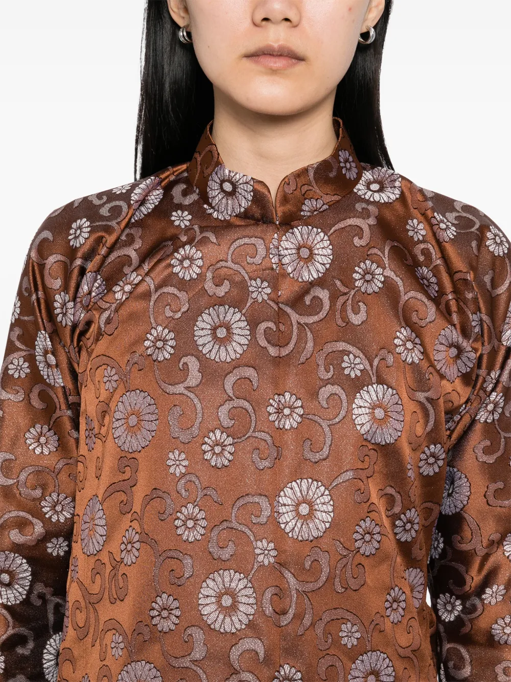 Comme Des Garçons Comme Des Garçons Jack met jacquard Bruin