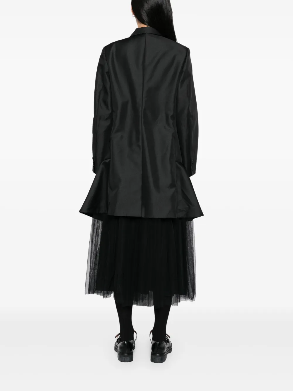 Comme Des Garçons Comme Des Garçons Blazer met enkele rij knopen Zwart