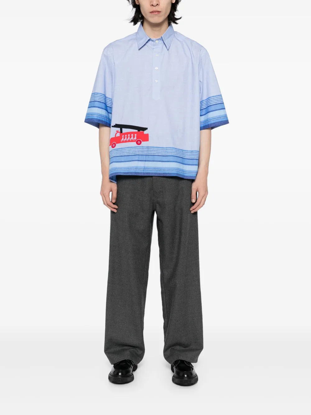 Craig Green Pochet overhemd - BLUE BLUE