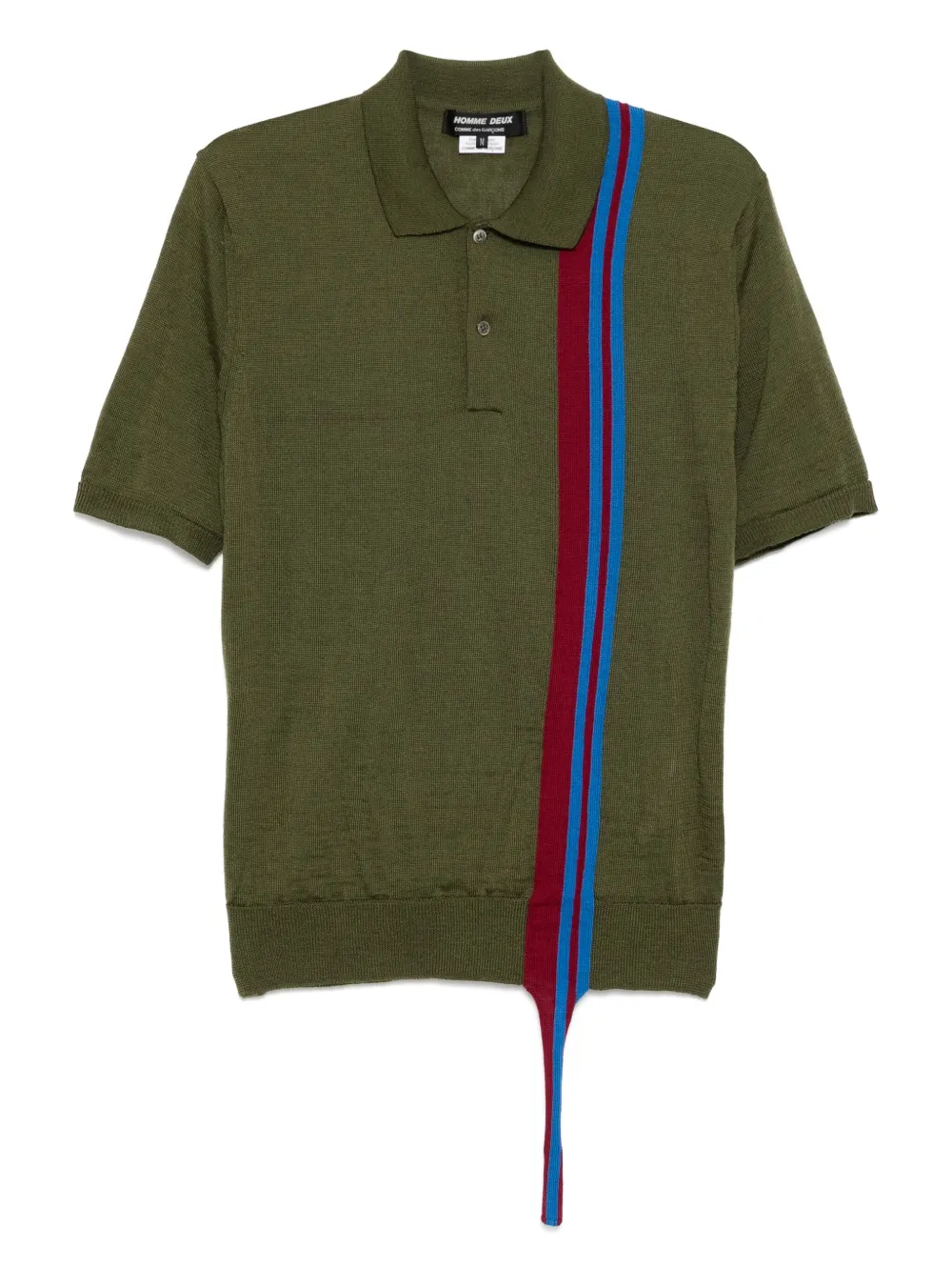 Comme des Garçons Homme Deux playera tipo polo tejida | verde | Image 1