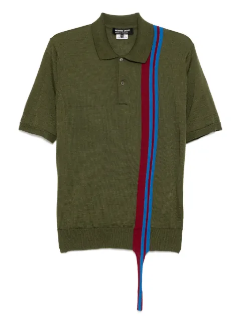 Comme des Garçons Homme Deux playera tipo polo tejida