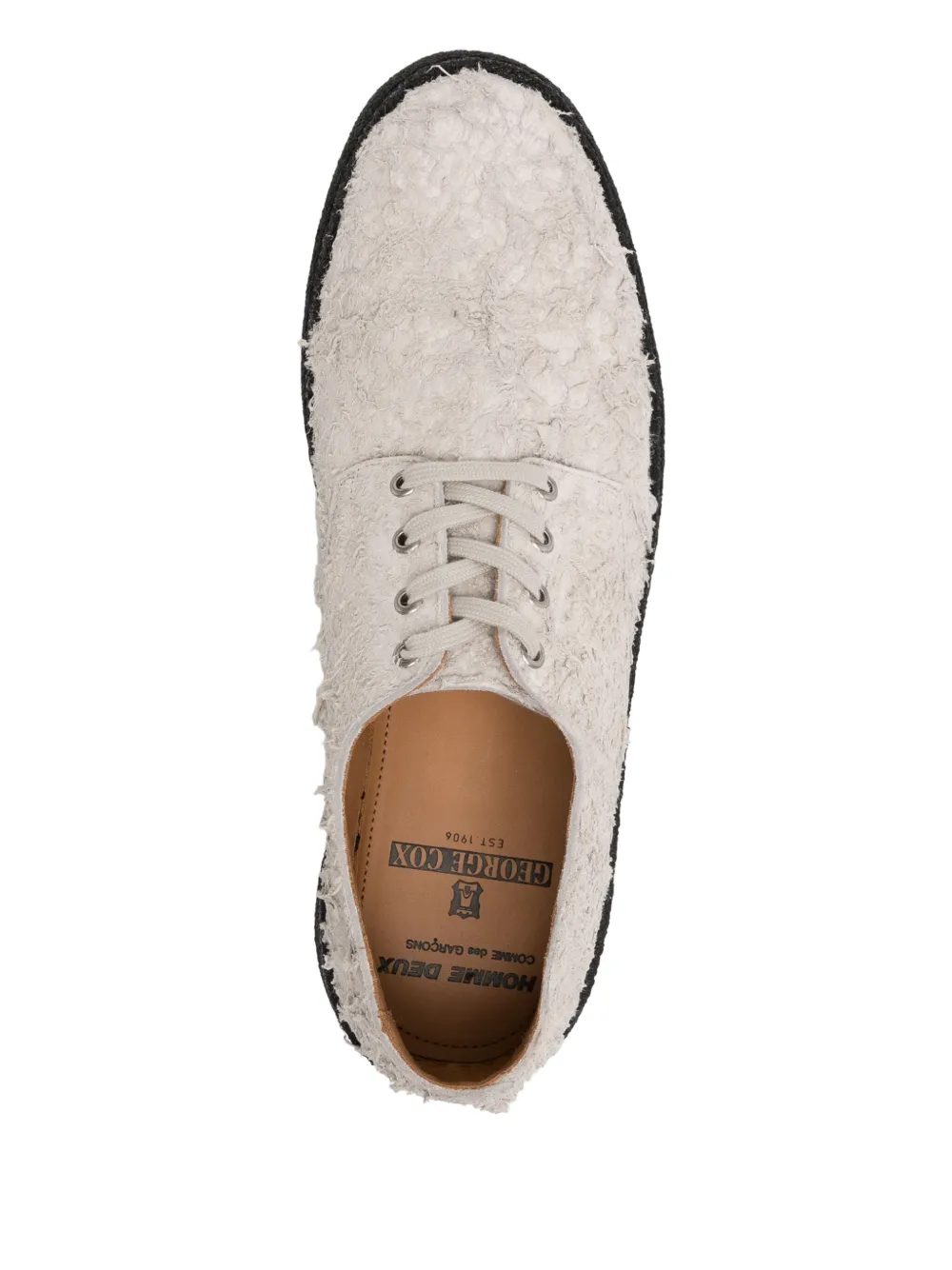 Comme des Garçons Homme Deux X George Cox Manhattan Popboy shoes White