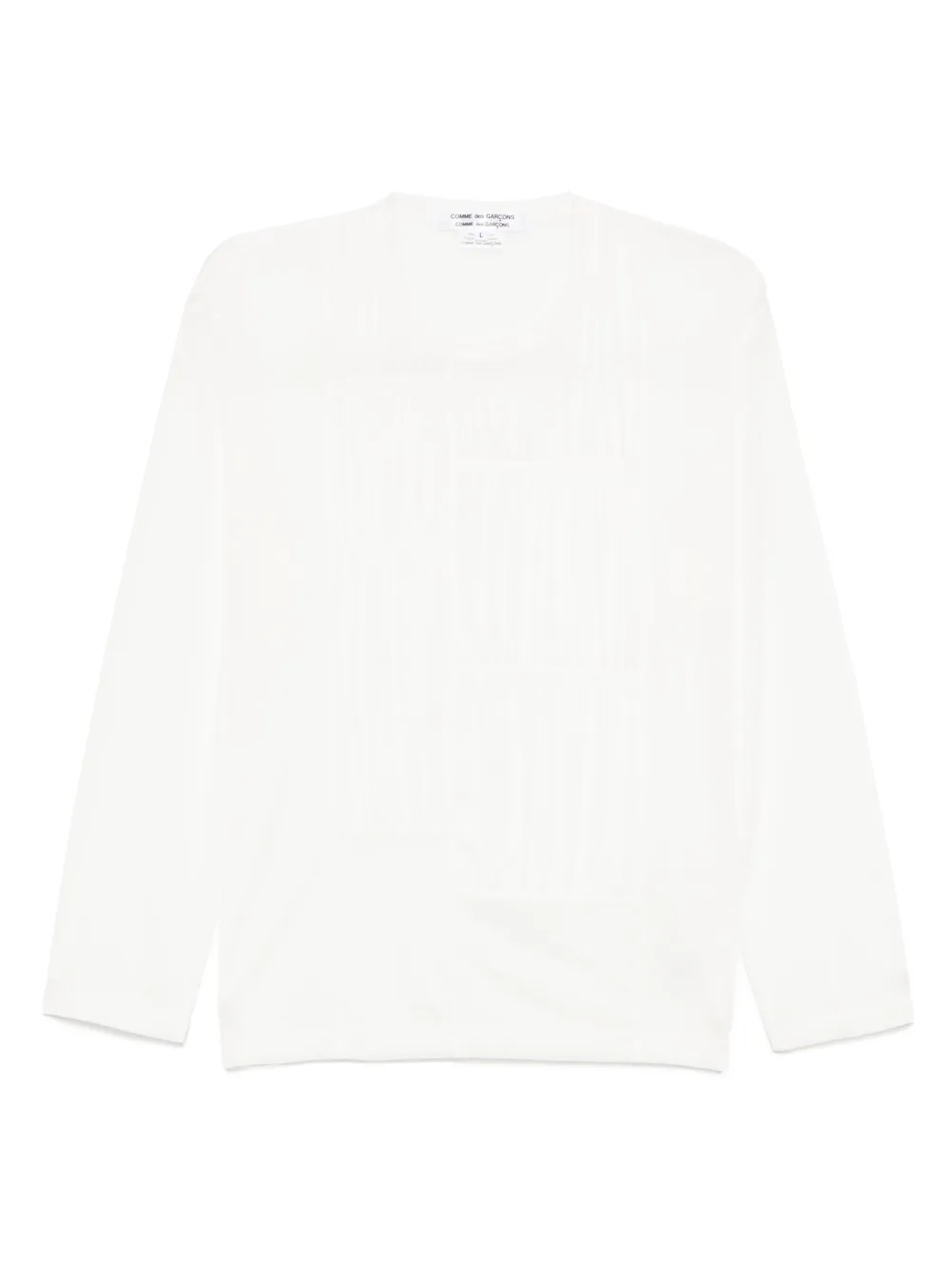 Comme Des Garçons Comme Des Garçons Top met lange mouwen Beige
