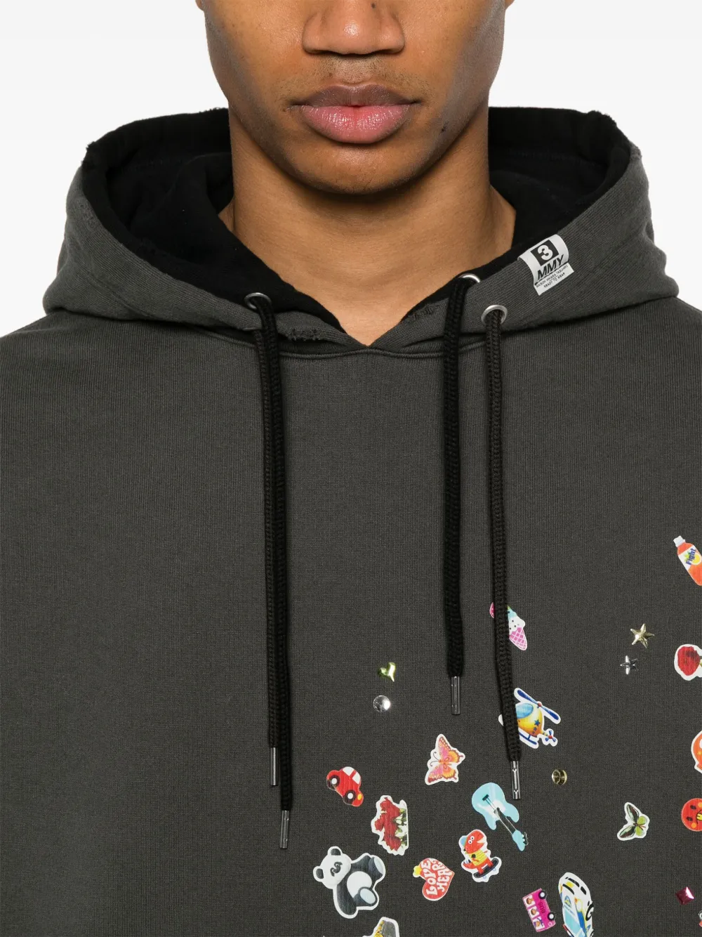 Maison MIHARA YASUHIRO Layered Hoodie | Black | FARFETCH Maison MIHARA YASUHIRO Layered Hoodie | Black | FARFETCH