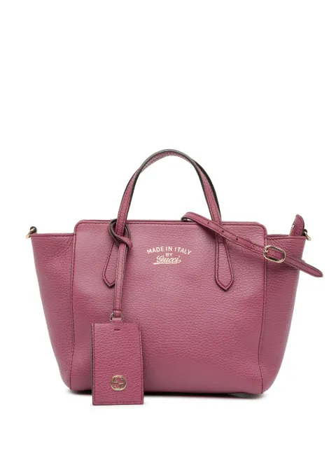 Gucci Pre-Owned 2016-2024 Mini Leather Swing satchel