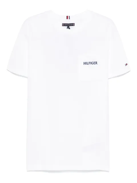 Tommy Hilfiger Junior logo-embroidered T-shirt