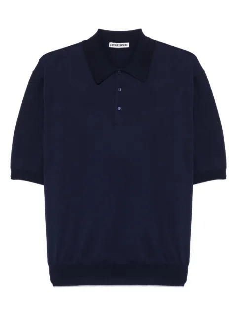 Kaptain Sunshine playera tipo polo tejida