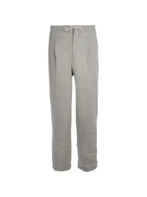 Lardini drawstring-fastening trousers