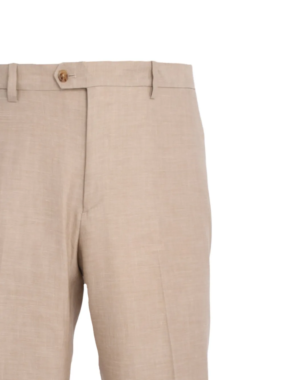 Lardini Broek met knoopsluiting Beige