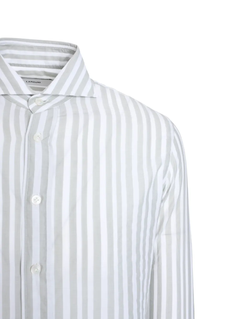 Lardini Gestreept overhemd Wit