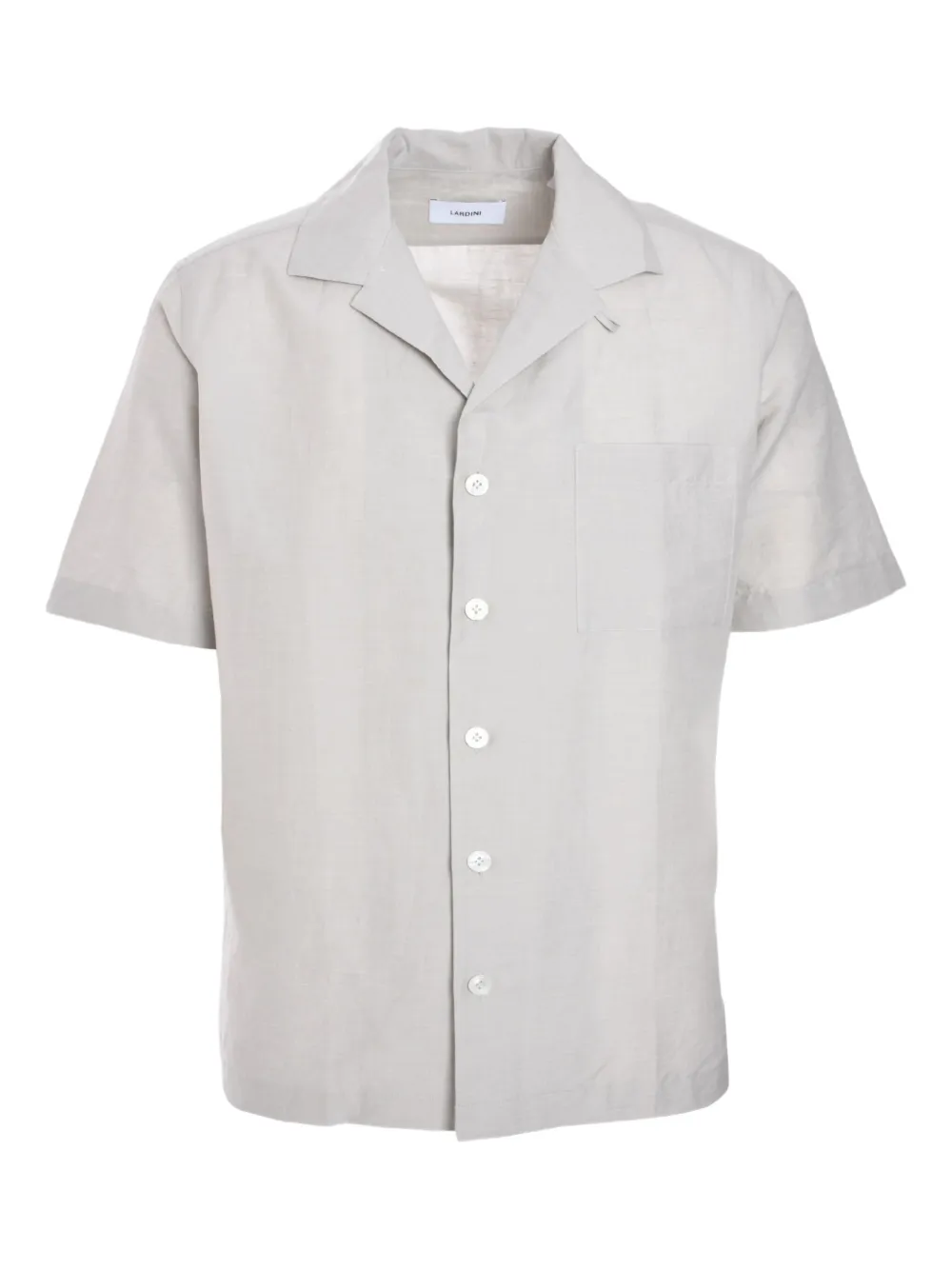 Lardini short-sleeve button-up shirt | Grey | Image 1