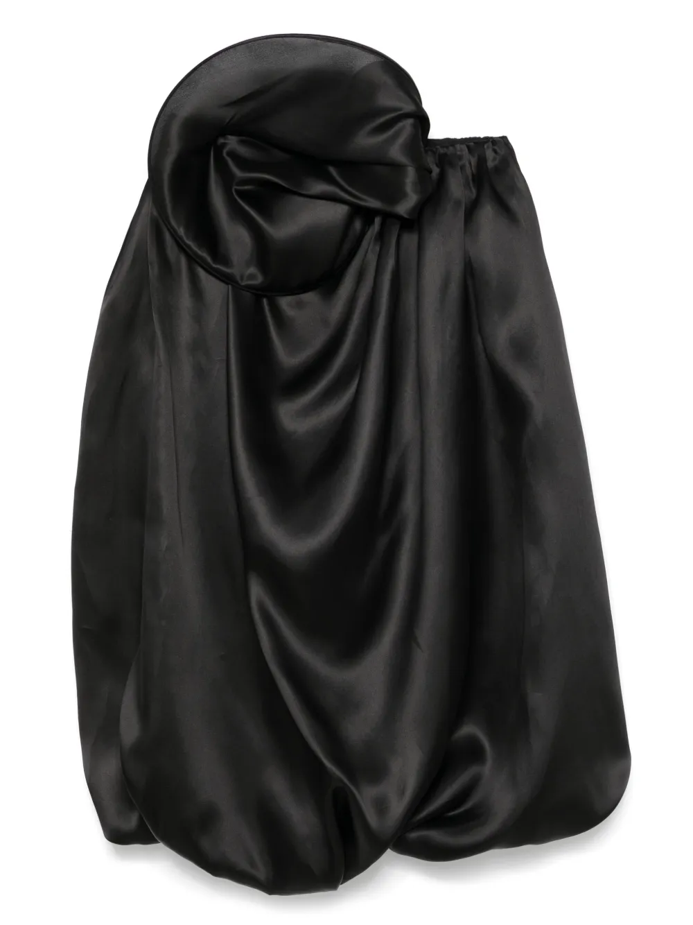 Magda Butrym falda midi con aplique floral | negro | Image 1