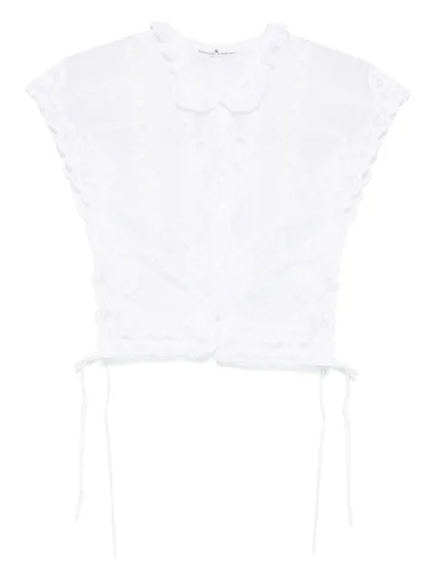 Ermanno Scervino top de encaje Valencienne