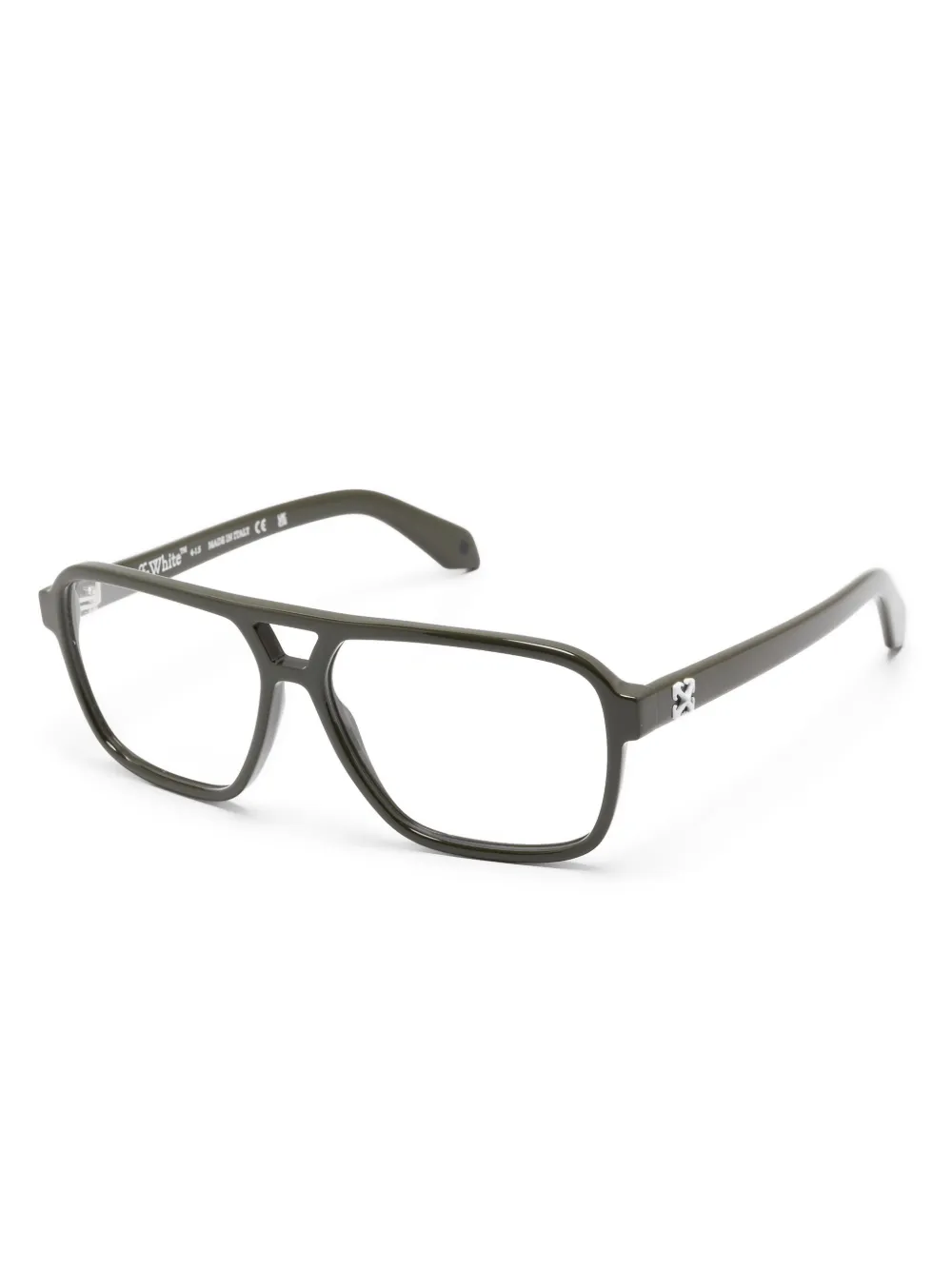 Off-White Eyewear lunettes de vue à motif Arrows | Homme | Image 2