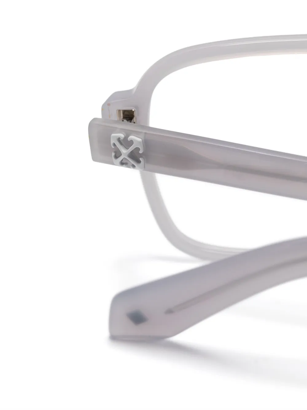 Off-White Eyewear Bril met Arrows-patroon Grijs