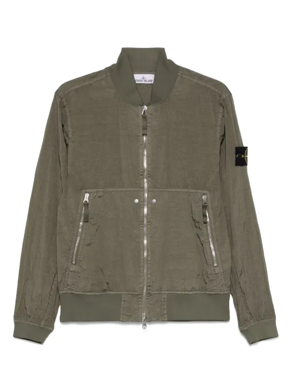Stone Island Waterproof Bomber Jacket Green FARFETCH EG