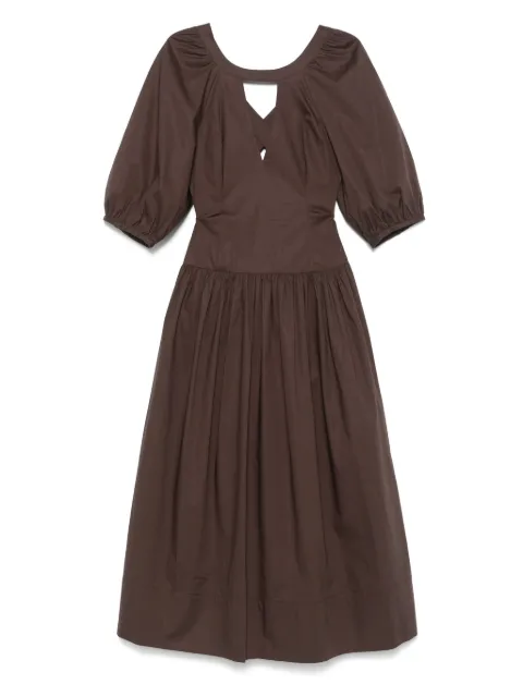 TWINSET poplin midi dress