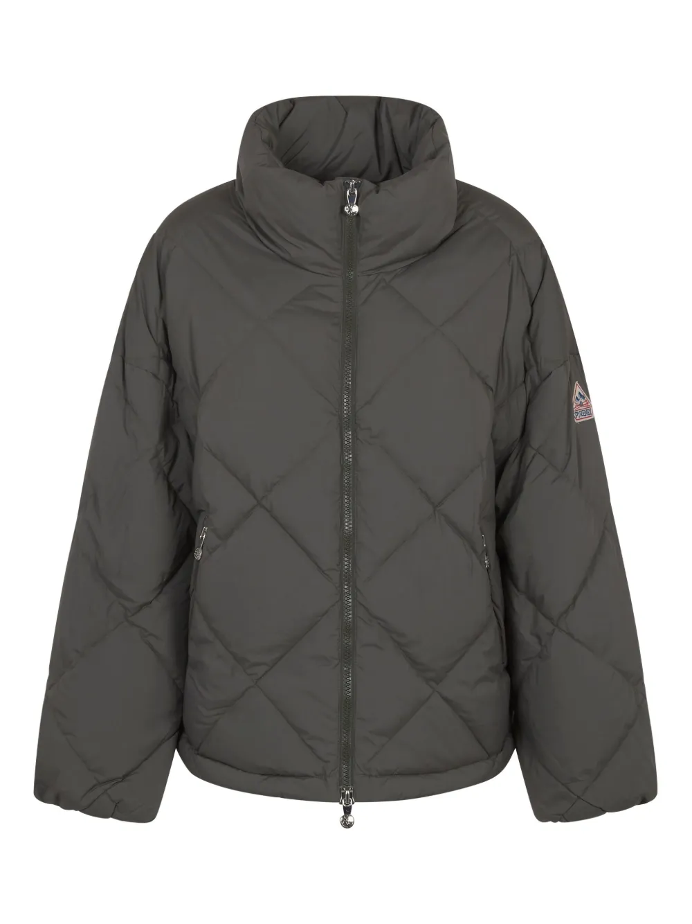 Pyrenex logo-patch jacket | Green | Image 1