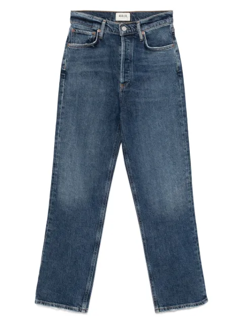 AGOLDE camiseta con detalle de aberturas