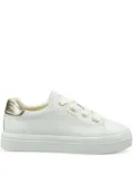 Gant Avona metallic-accents leather sneakers - White