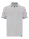 Boggi Milano mélange-effect polo shirt - Grey