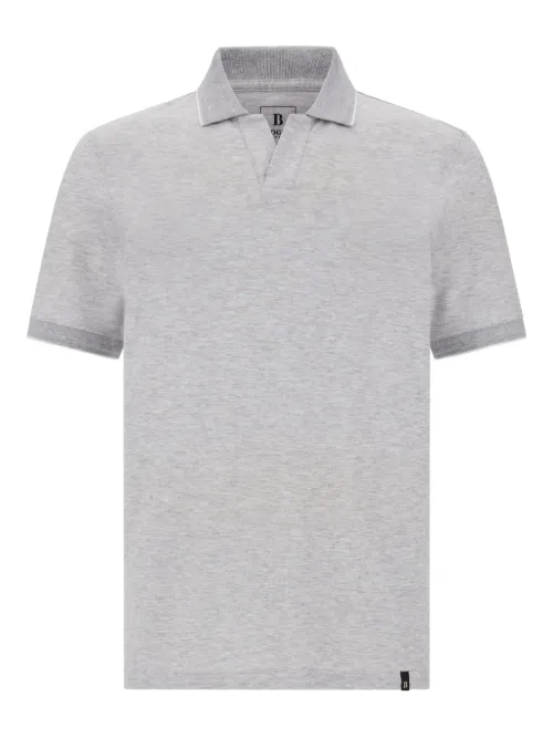 Polo à effet chiné - Boggi Milano - Modalova