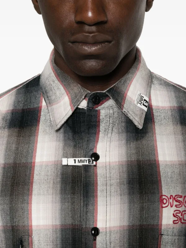 トップス Rare MIHARA YASUHIRO check shirts Maison Mihara Yasuhiro - Distressed Check Shirt | HBX