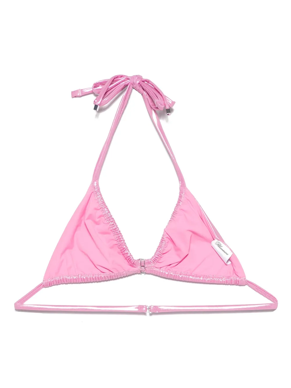 Blumarine rose laminated bikini top | Bikinis | Image 2