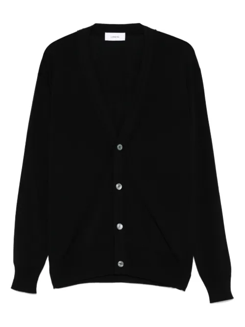 Lardini cardigan à col v - Noir - Lardini - Modalova