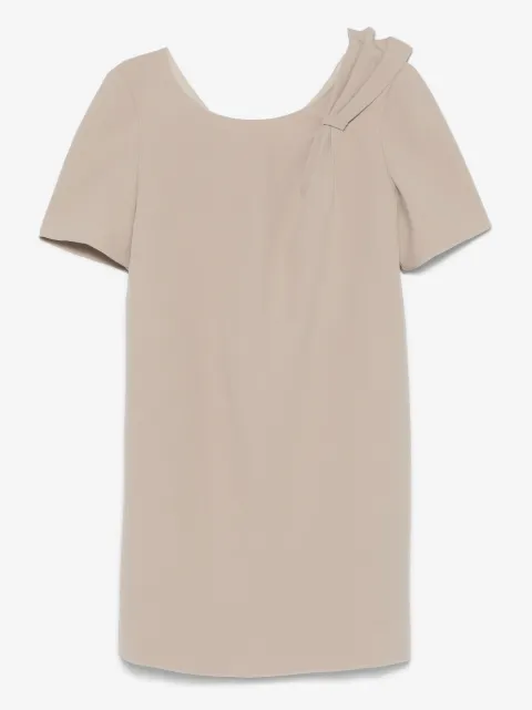 DE SANTIS draped-detail T-shirt