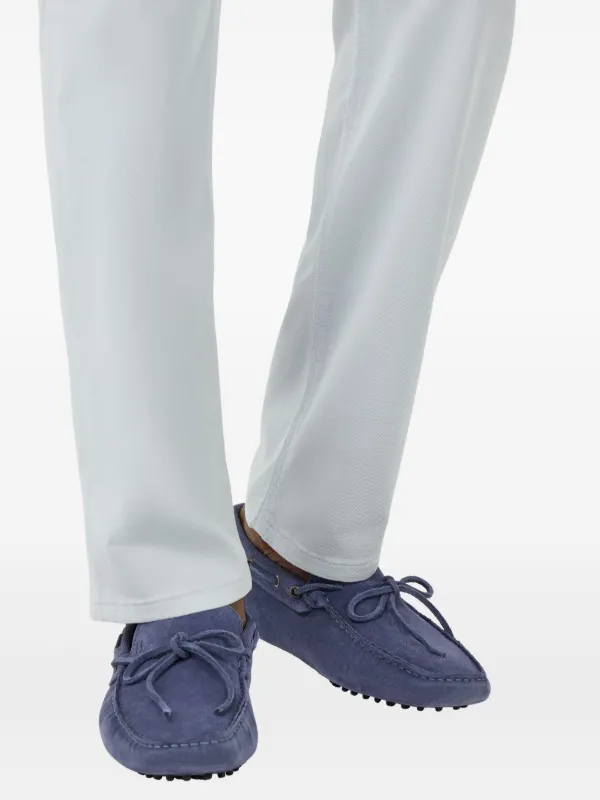 Boggi Milano Suede Driving Shoes | Blue | FARFETCH GE display picture 3