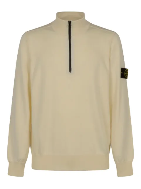 Stone Island suéter con parche Compass
