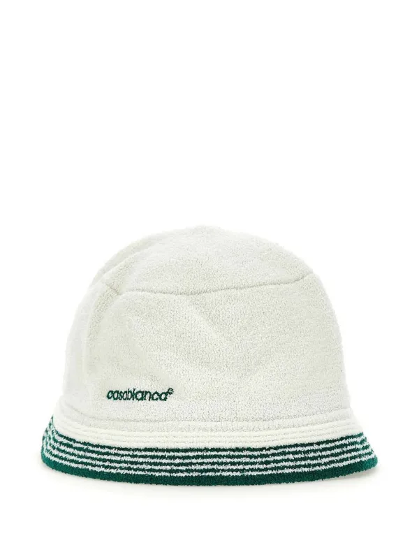 Casablanca Bucket Hat CASABLANCA - BUCKET HAT WITH LOGO - Eleonora Bonucci main image 2