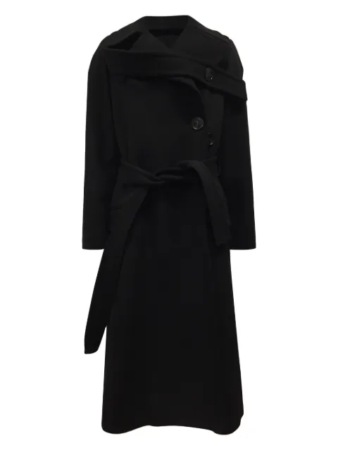 Stella McCartney معطف صوف بحزام