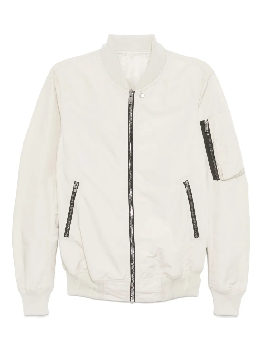 Rick Owens plain bomber jacket | Neutrals | Image 1