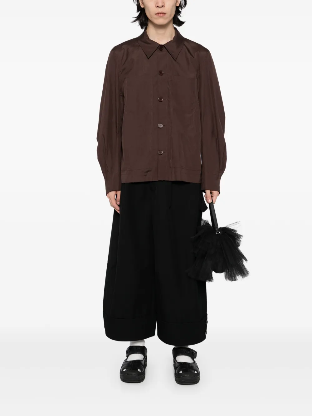 Simone Rocha Workwear overhemd - Bruin