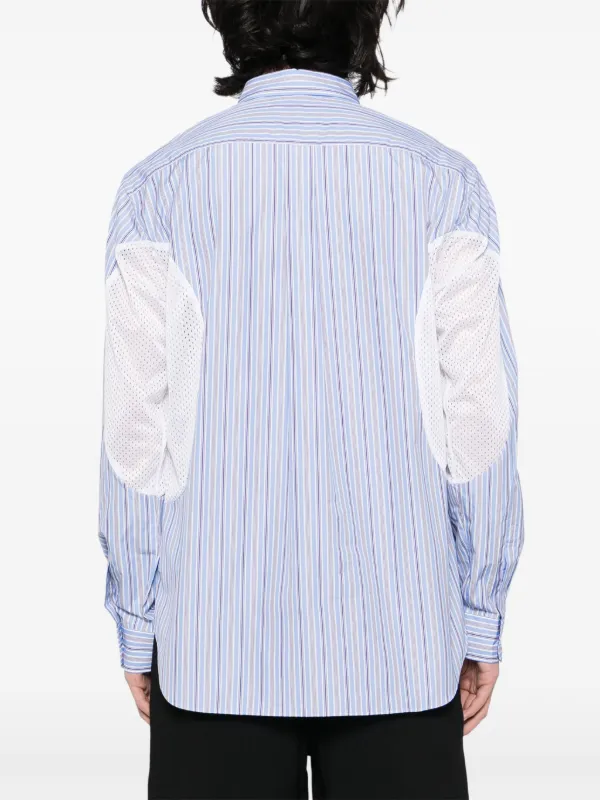 Comme Des Garçons Homme Deux パネル シャツ | ブルー | FARFETCH JP