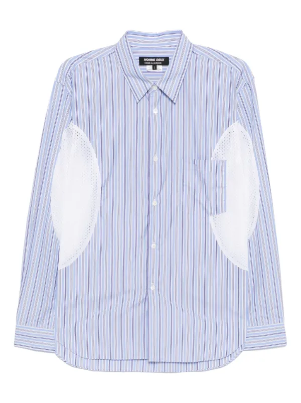 Comme Des Garçons Homme Deux パネル シャツ | ブルー | FARFETCH JP