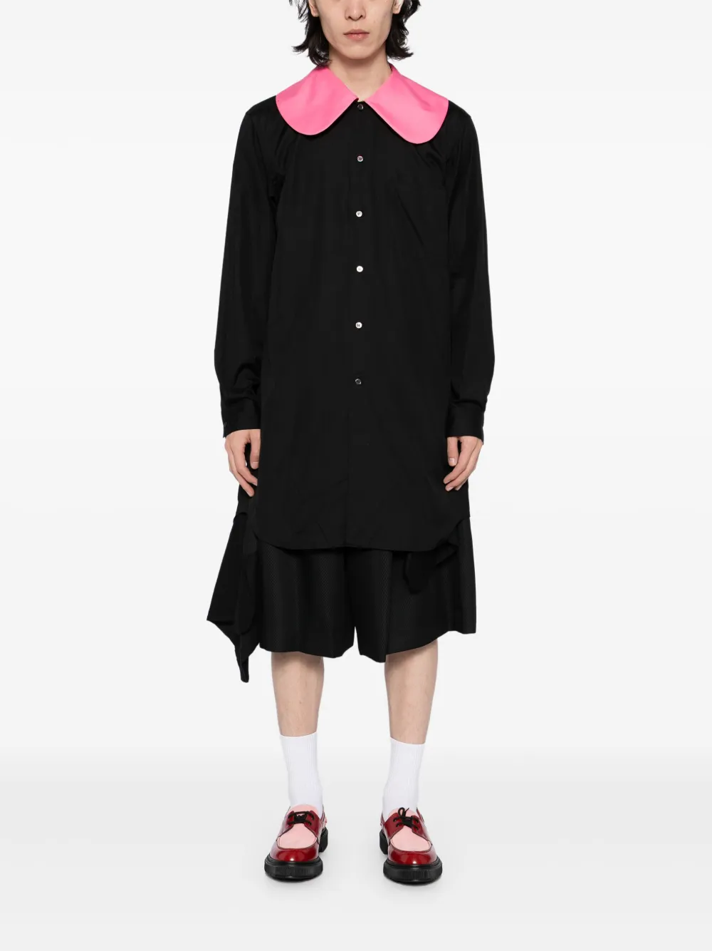 Comme des Garçons Homme Plus Overhemd met lange mouwen - Zwart