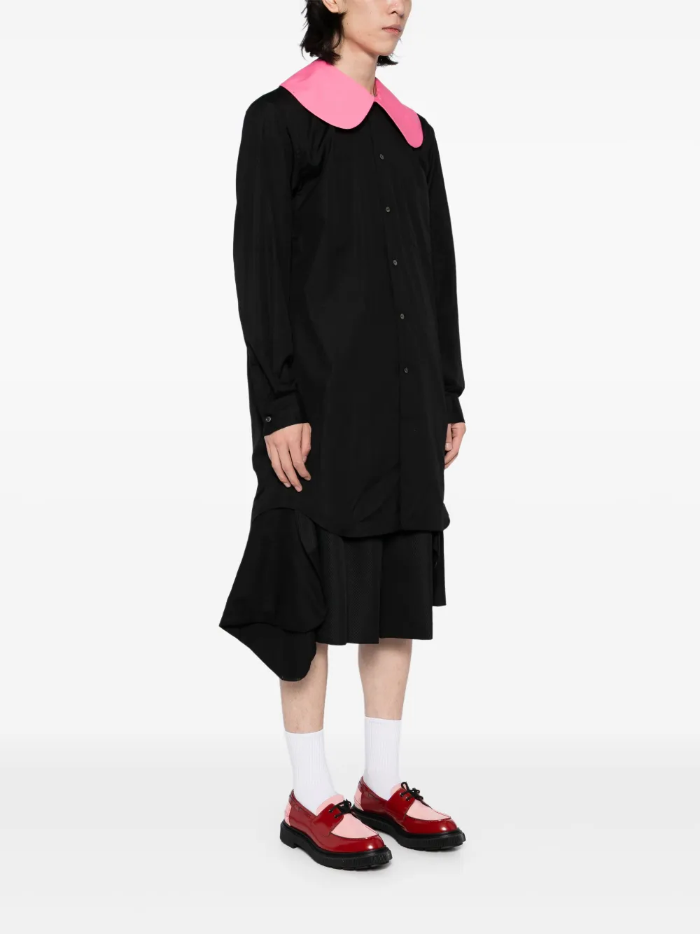Comme des Garçons Homme Plus Overhemd met lange mouwen Zwart