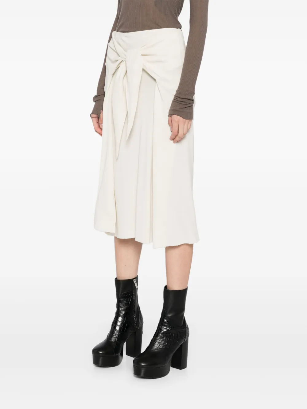 Rick Owens Hollywood Strutter rok Wit