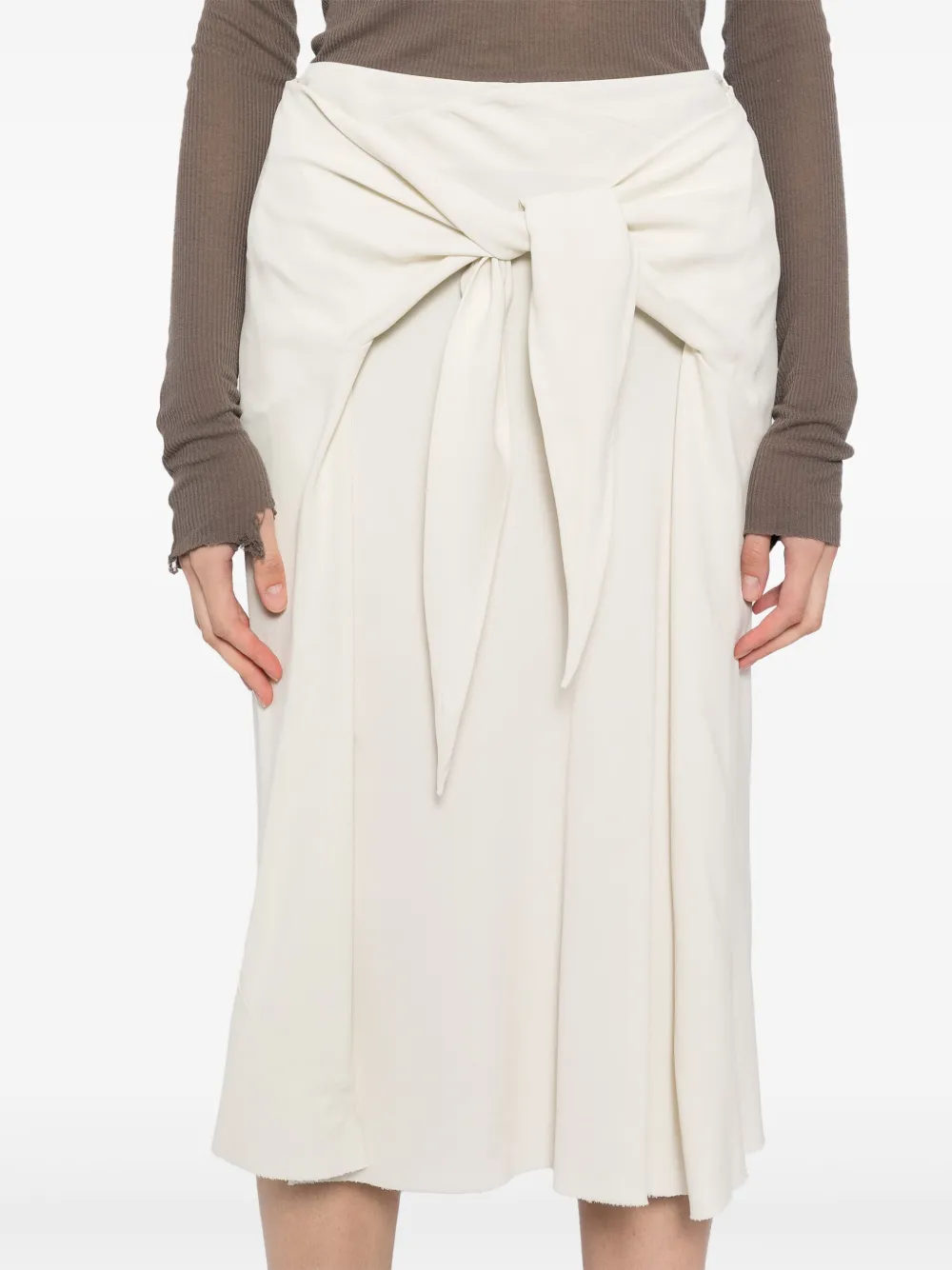 Rick Owens Hollywood Strutter rok Wit