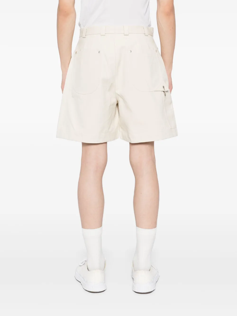 PACE Katoenen shorts VANILLA OFF-WHITE